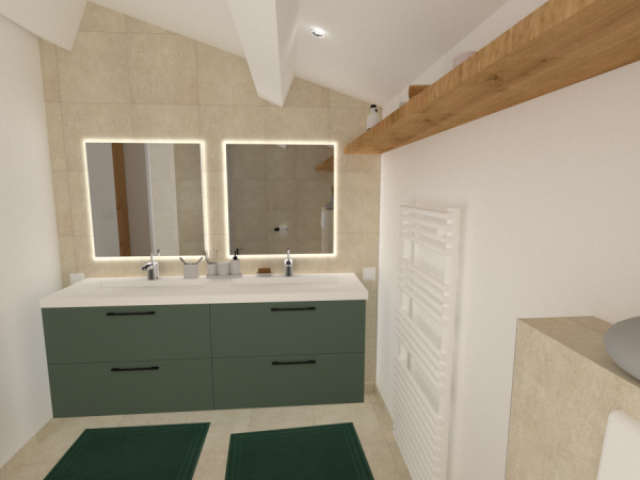 Rénovation d’une salle de bain à Peynier : un projet lumineux au style provençal contemporain