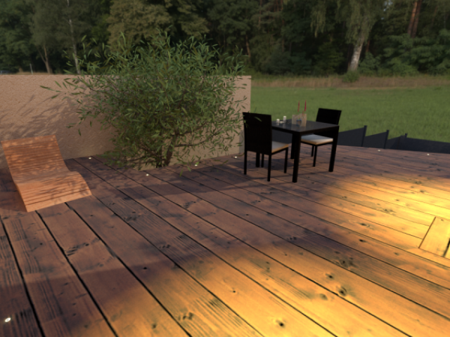 Conception d’une terrasse en bois élégante au bord d’une piscine