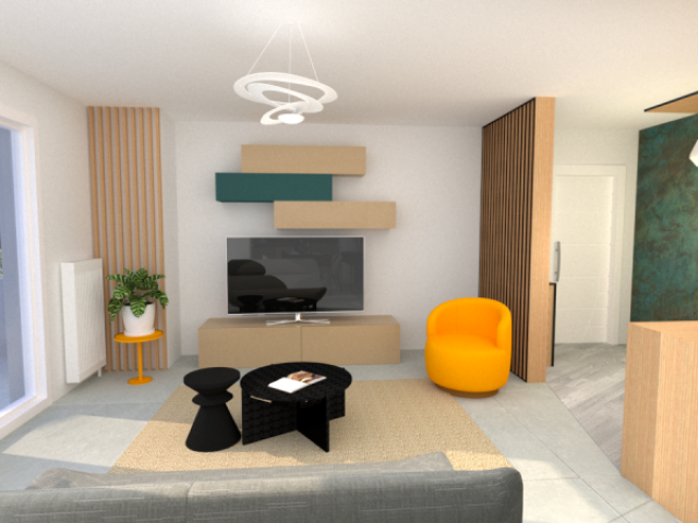 Décoration et Aménagement d’une Entrée avec Meuble Sur-Mesure à Aix-en-Provence