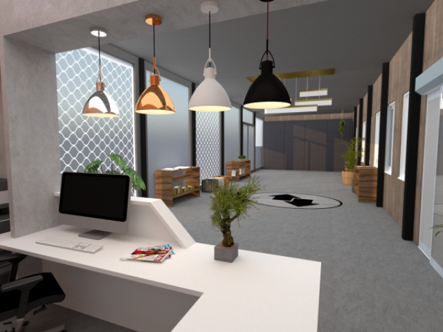 Création d’un showroom professionnel avec banque d’accueil à Vitrolles (13127)