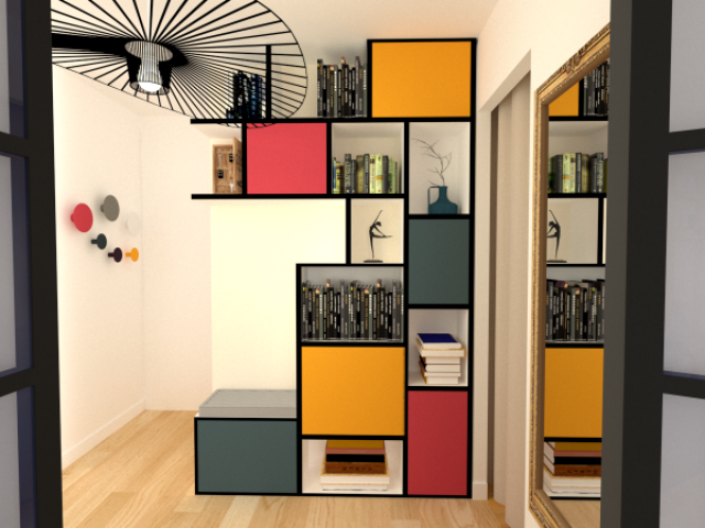 Agencement et rangements sur mesure pour petite surface