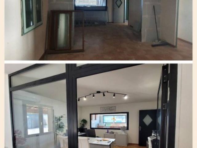 Transformation de bureaux et atelier d’entreprise à Vitrolles