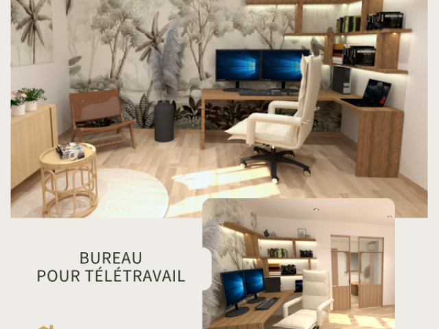 Création d’un espace indépendant – Confort, polyvalence et télétravail près d’Aix-en-Provence