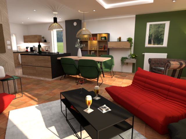 Rénovation d’un bas de maison contemporaine à Aix-en-Provence