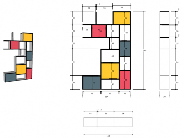 Agencement et rangements sur mesure pour petite surface