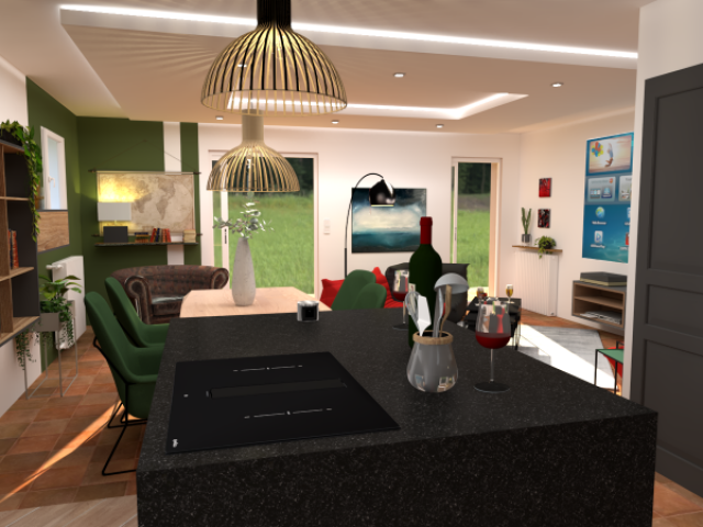 Rénovation d’un bas de maison contemporaine à Aix-en-Provence