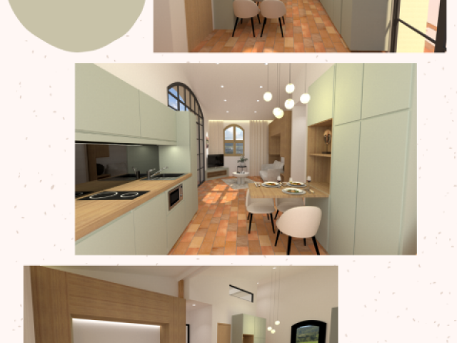 Aménagement d’un salon modulable en chambre d’amis près d’Aix-en-Provence