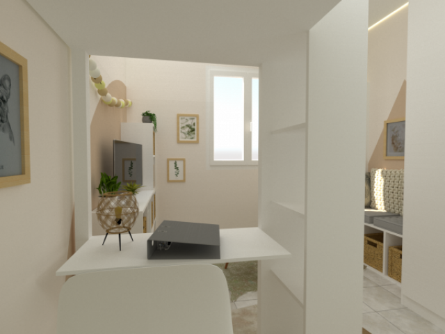 Aménagement et décoration d’une chambre d’enfant bohème chic à Tourves