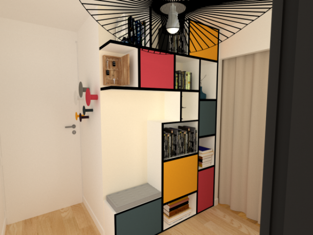 Agencement et rangements sur mesure pour petite surface