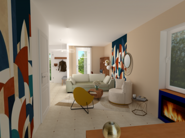 Association réussie de l’ancien et du moderne dans une maison des années 30 à Toulon