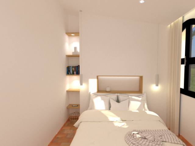 Suite parentale contemporaine et salle d’eau élégante à Puyloubier