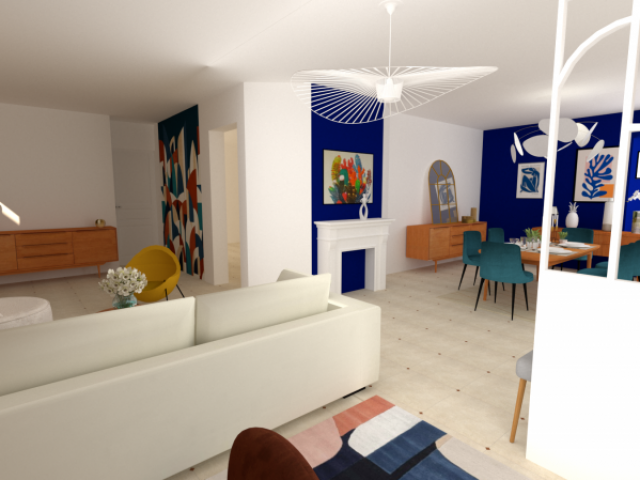 Association réussie de l’ancien et du moderne dans une maison des années 30 à Toulon