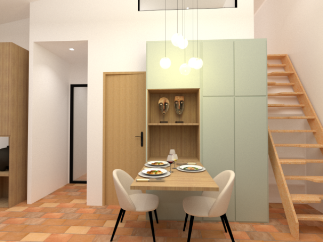 Aménagement sur mesure d’un petit espace multifonction