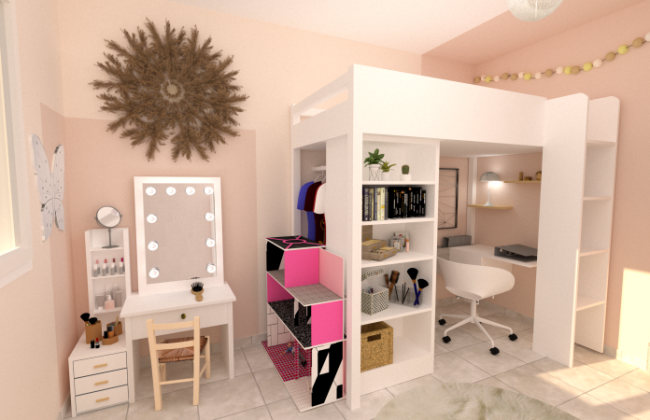 Décoration d’une Chambre d’Enfant aux Tons Pastels à Tourves