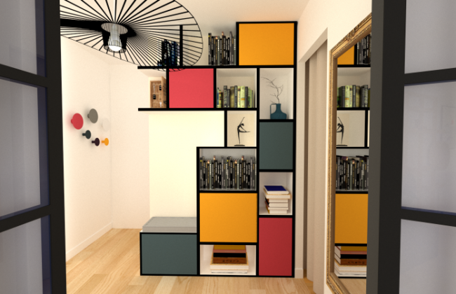 Agencement et rangements sur mesure pour petite surface