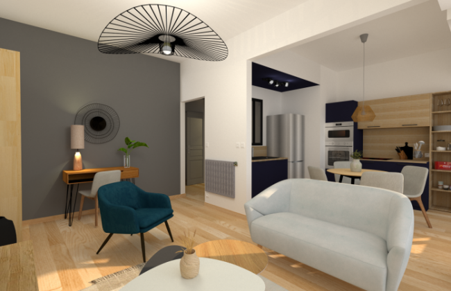 Transformation d’un appartement à louer avec vue sur le Vieux-Port à Marseille