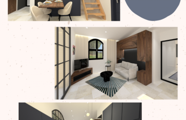 Aménagement d’un salon modulable en chambre d’amis près d’Aix-en-Provence