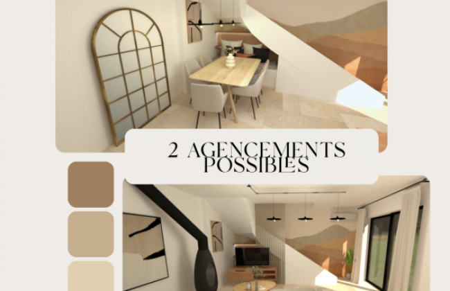 Un espace, deux possibilités : comment sublimer un dessous d’escalier ?