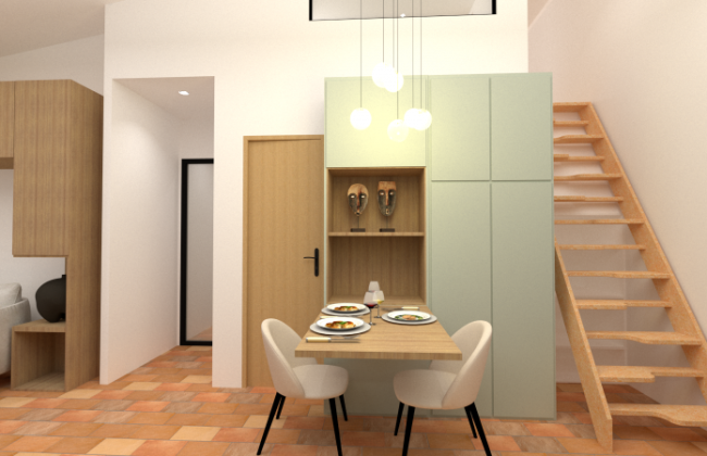 Aménagement sur mesure d’un petit espace multifonction