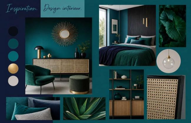 Aménagement et décoration d’une chambre d’adolescent garçon en turquoise